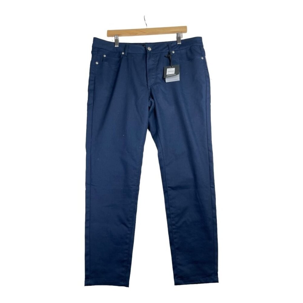 New Tahari Kelly Skinny‎ Pants size 16 Blue